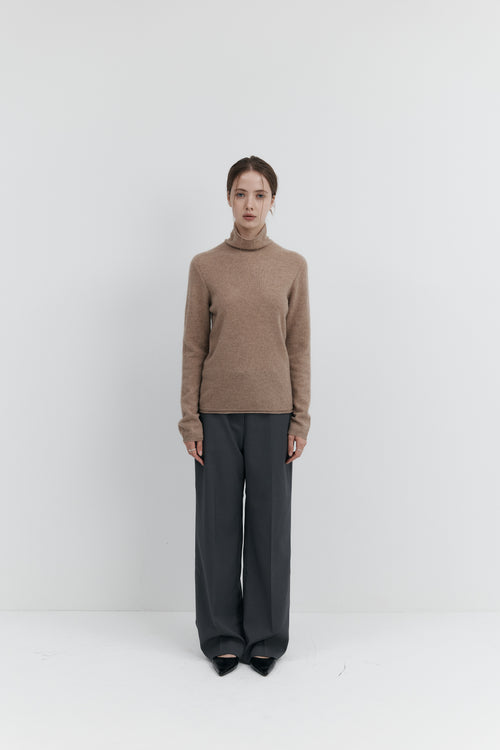 Cashmere Turtleneck Knit